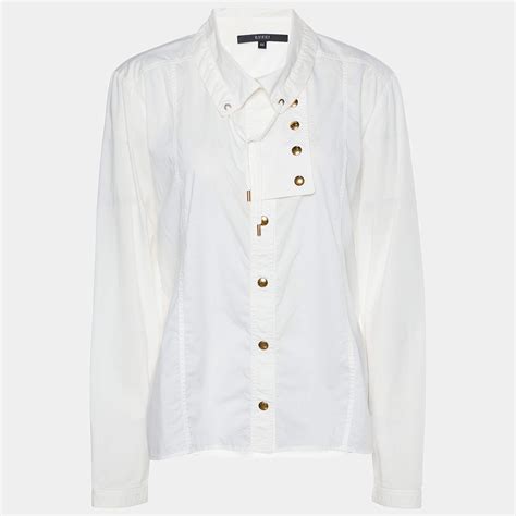 women's white gucci t|Gucci long sleeve shirt.